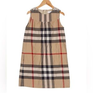 Girls Burberry Sleeveless Dress Size 4